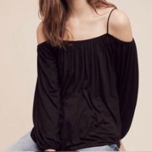Anthropologie Bailey 44 Tavern Open Shoulder Top